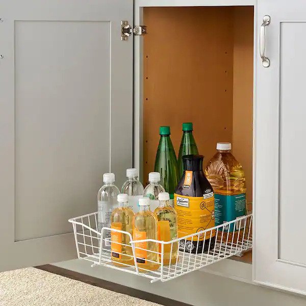 13.5 in. x 20 in. x 5.25 in. Sliding Cabinet Organizer