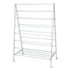 22 in. x 58 in. White Steel Portable Clothes Drying Rack with A-Frame Design