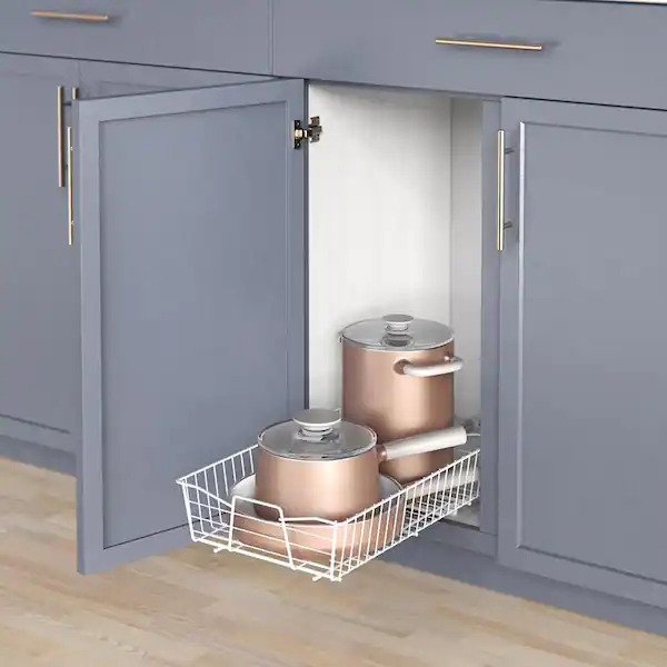 13.5 in. x 20 in. x 5.25 in. Sliding Cabinet Organizer