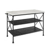 Madeleine Black Kitchen Island