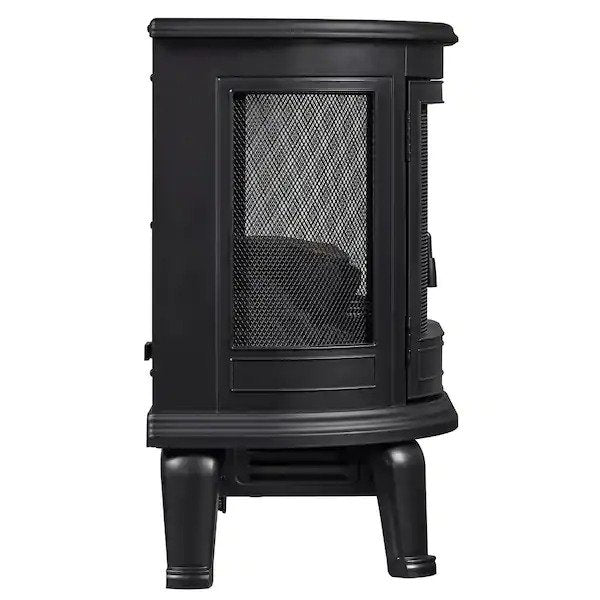 Duraflame 1000 sq. ft. Black Freestanding Electric 3D Infrared Stove
