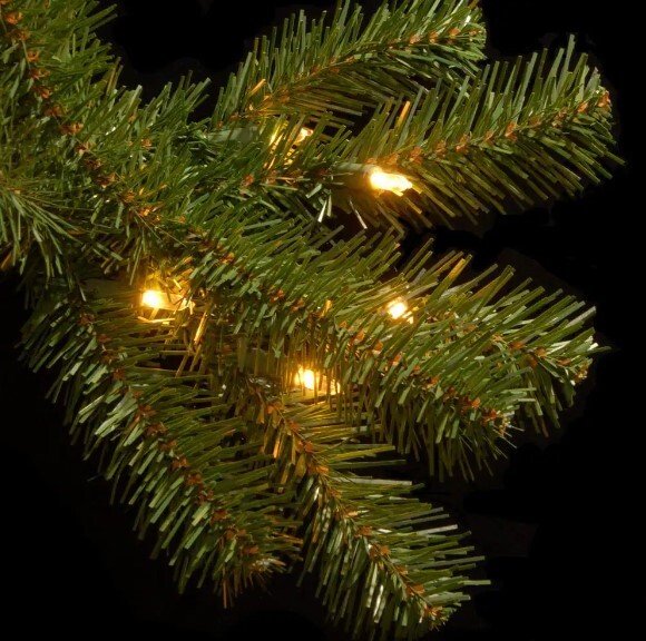 10 ft. North Valley Spruce Artificial Christmas Tree with Clear Lights