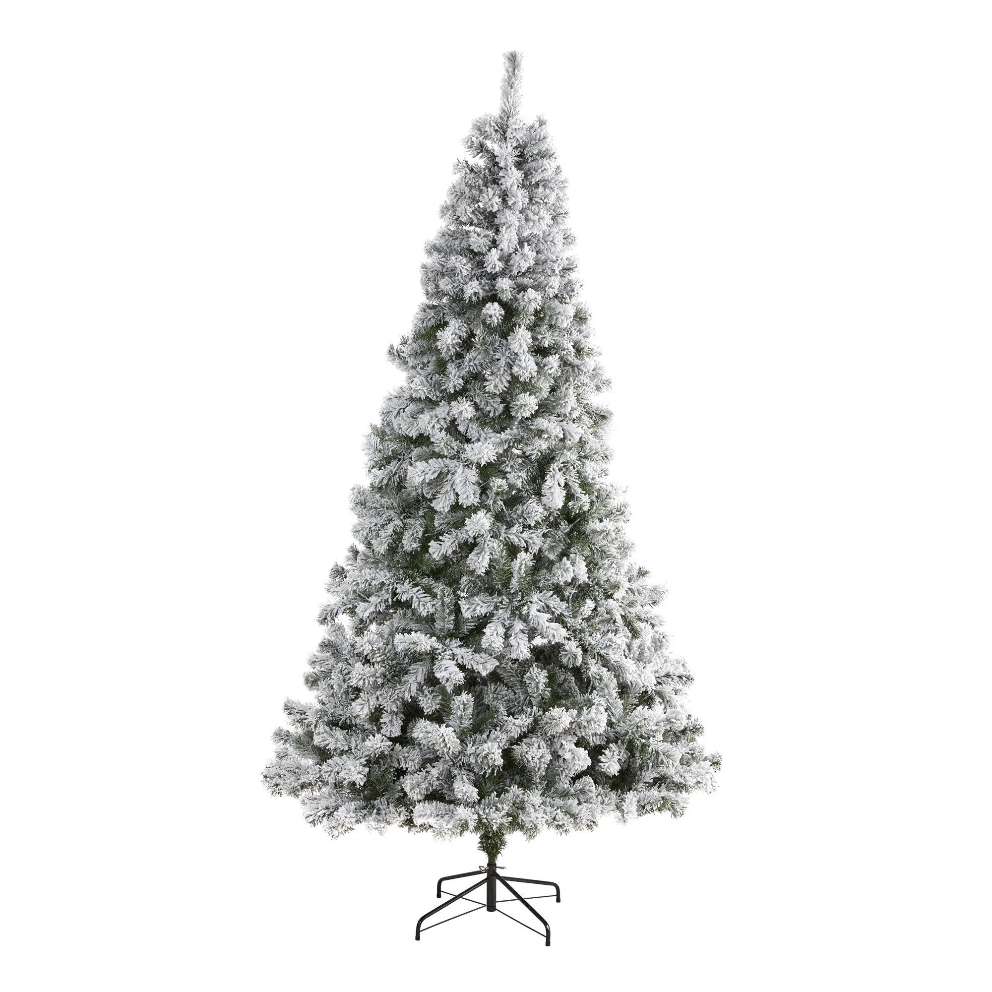 8' Flocked West Virginia Fir Artificial Christmas Tree (no further discounts)