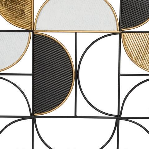 1-in W x 40-in H Metal Abstract Wall Sculpture