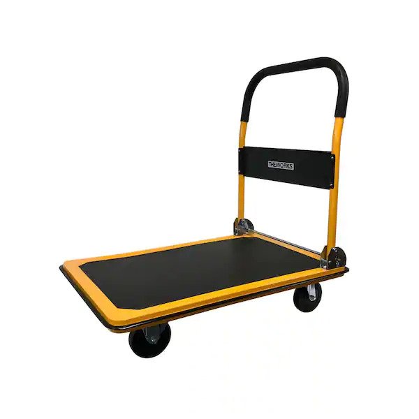 660 lbs. Capacity Heavy-Duty Folding Platform Cart