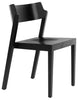 The 100 Chair, Seat Height, Black (Set of 2)