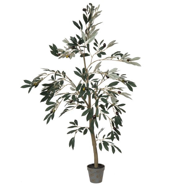 4' Artificial Potted Olive Tree.