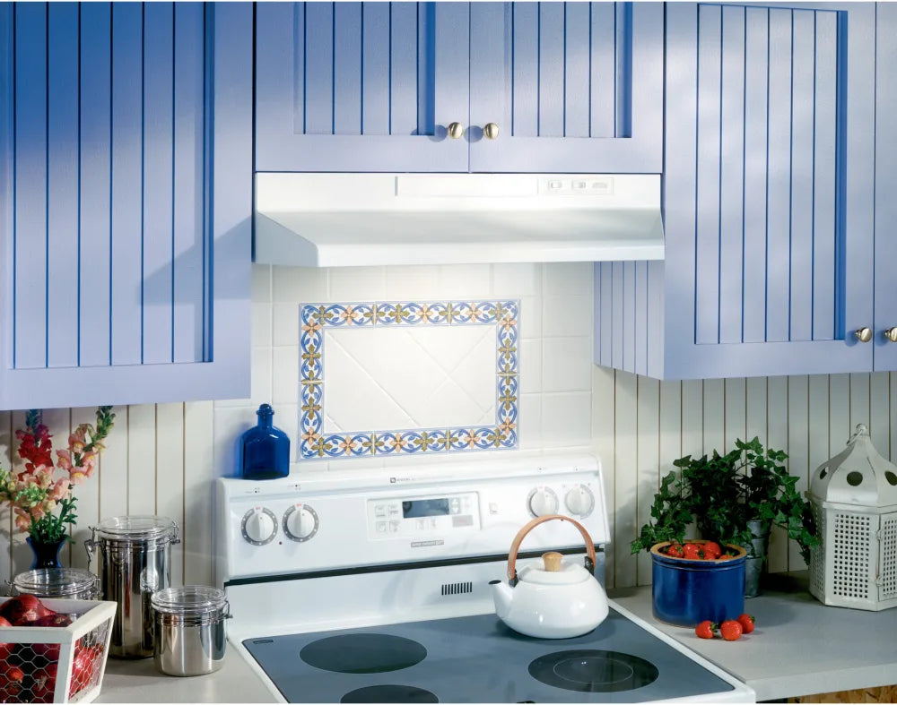 36 Inch Under Cabinet Range Hood with 2-Speed/190 CFM Blower, Rocker Switch Control, Incandescent Lighting, Dishwasher-Safe Mesh Filter,