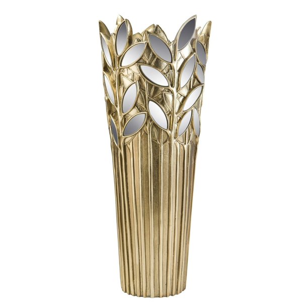 Hilde Decorative Vase, Shape: Cylinder, Additional Materials: Polyresin
