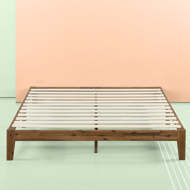 Zinus Lucinda 10" Wood Platform Bed Frame, Full