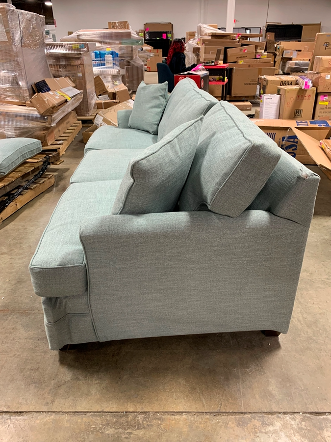 98" Flared Arm Sofa with Reversible Cushions(As-Is)