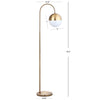 56-inch Jonas Brass LED Floor Lamp #CR2123