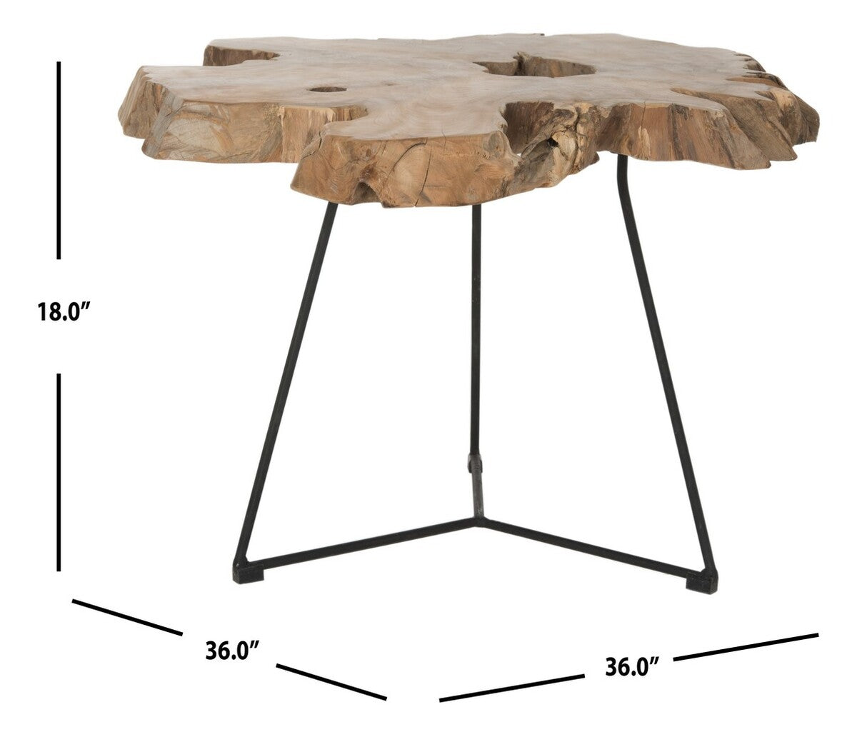 Babylon Natural Wood Coffee Table