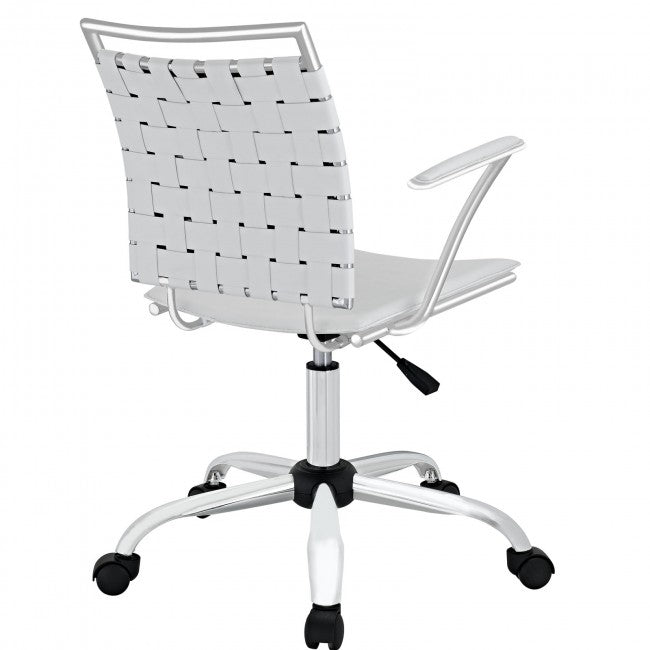 White office chair Dr220