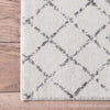 Blythe Modern Moroccan Trellis Gray Area Rug s rug244