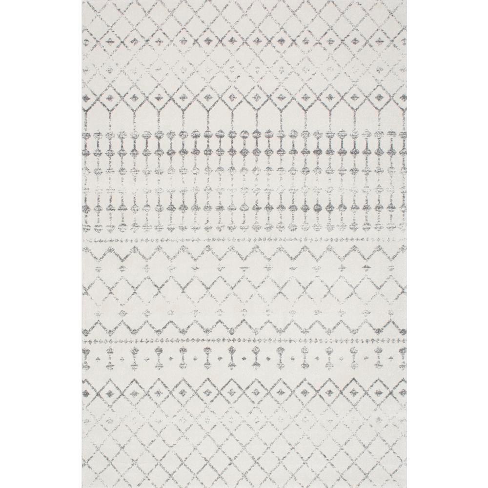 Blythe Modern Moroccan Trellis Gray Area Rug s rug244