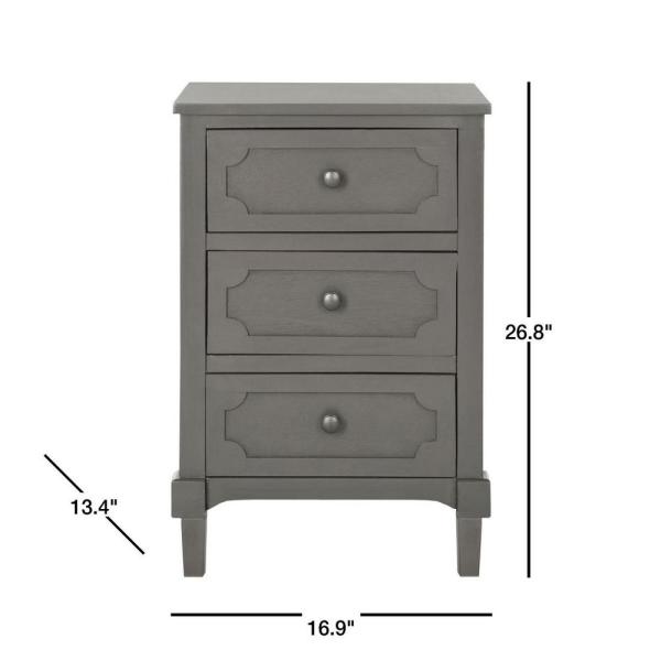 Rosaleen Storage Side Table, Grey (#K2561)