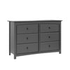 Kenton 6-Drawer Gray Dresser #CR2105
