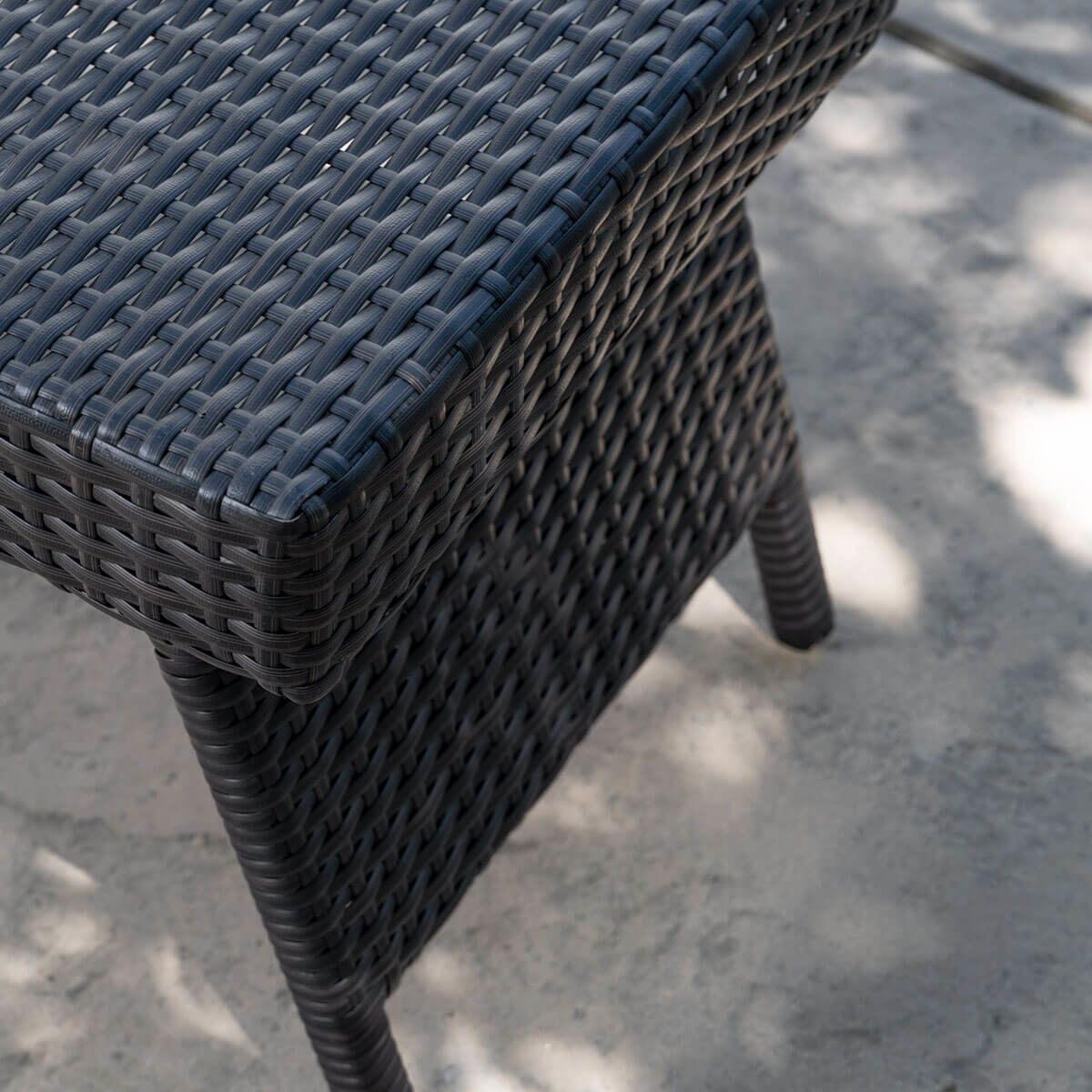 Benton Outdoor Side table, Dark Brown pt750