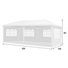 (AS IS) 20 Ft. W x 10 Ft. D Steel Party Tent HAB152
