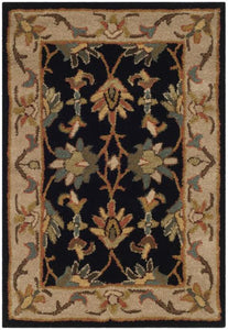 Heritage Black/Beige 2 ft. x 3 ft. Accent Rug ERUG61