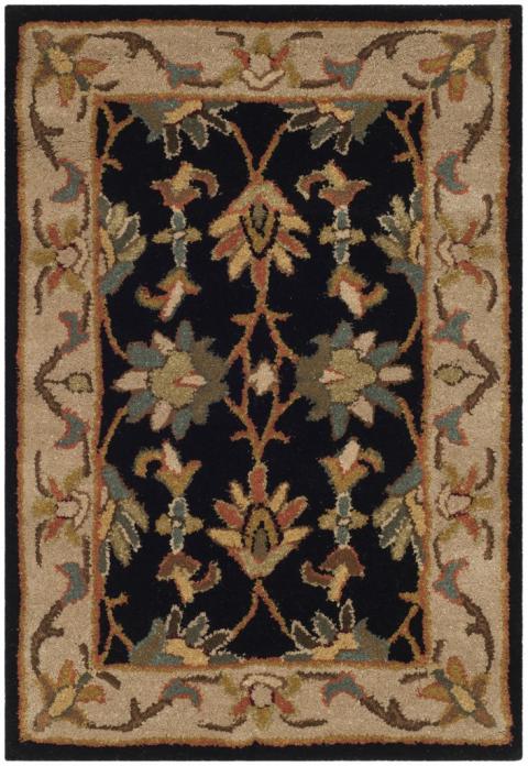 Heritage Black/Beige 2 ft. x 3 ft. Accent Rug ERUG61