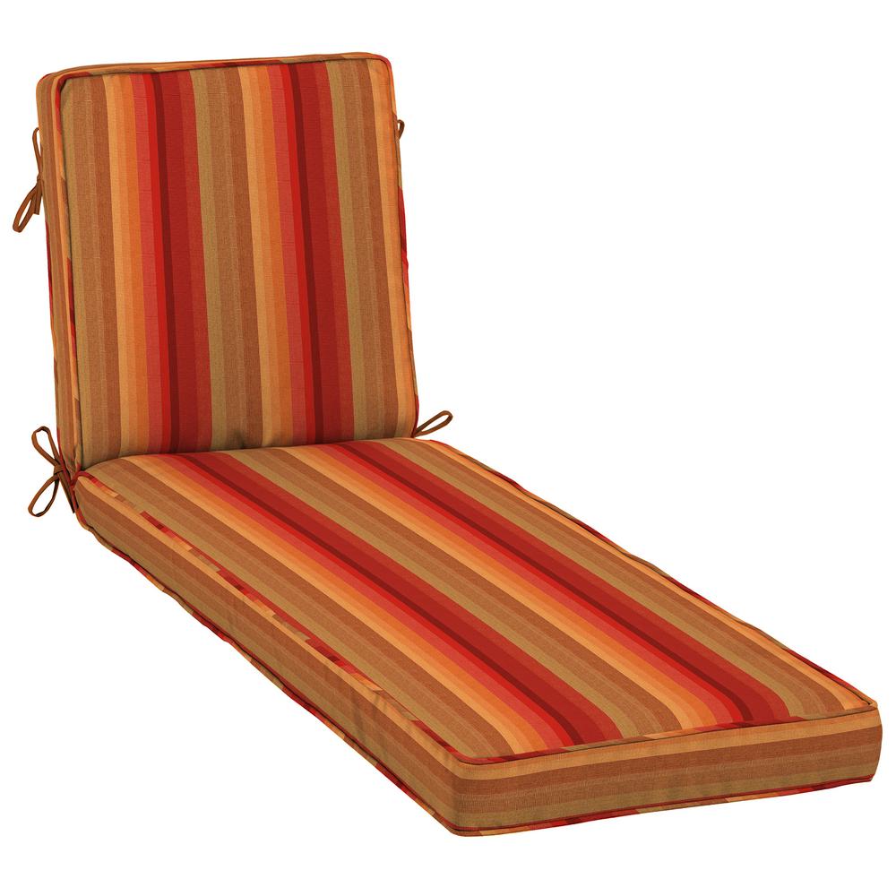 Sunbrella Astoria Sunset Outdoor Chaise Lounge Cushion LX4415