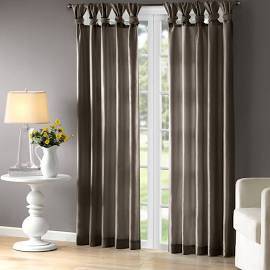 108" Panel Window Curtain in Pewter, (Set of 2)