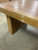 19 in. x 52 in. Brown Natural Wood Coffee Table
