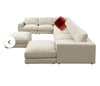 176'' Wide Reversible Corner Sectional with Ottoman *AS-IS* SHB508 (8 boxes)