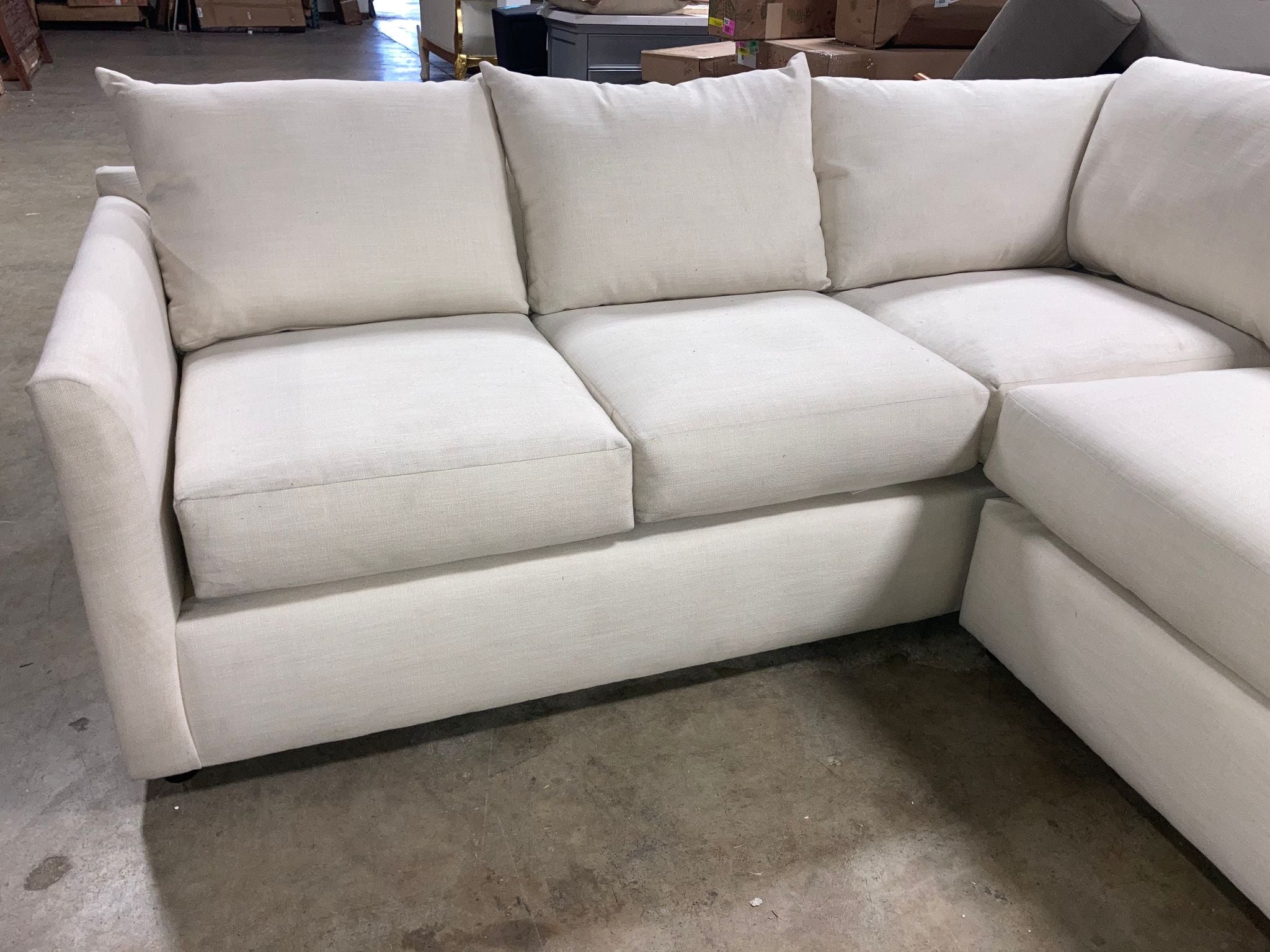 Klaussner Atlanta 95" Wide Corner Sectional (2 Boxes)