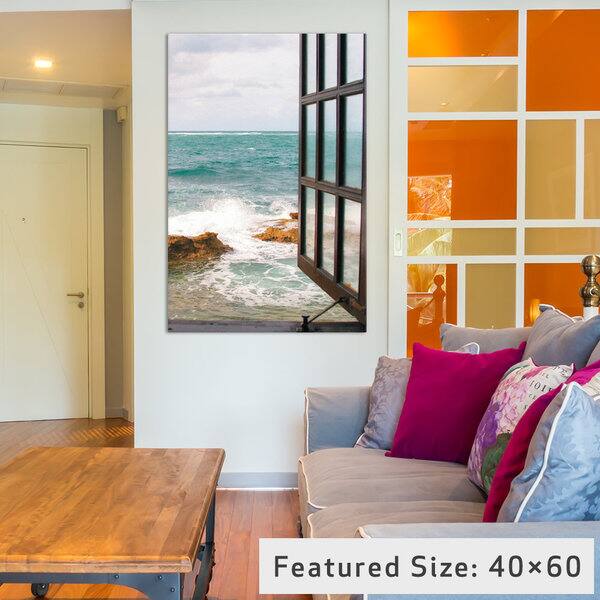 "Looking to the Sea" by Brookview Studio, Canvas Print, 60"x40" K7167