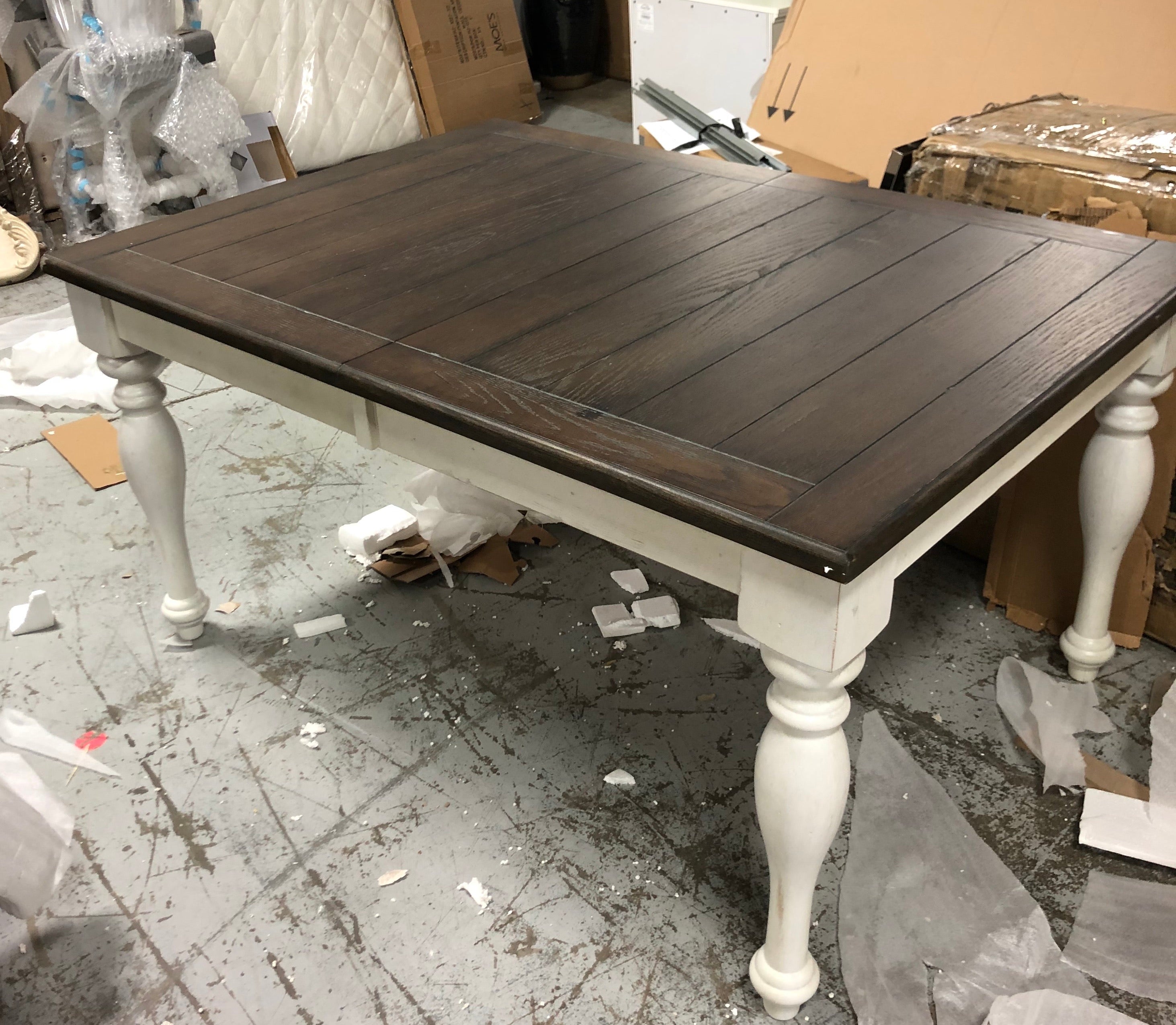 Bourbon County French Country Rectangular Extendable Dining Table