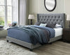 (Queen) Bardy Diamond Tufted Upholstered Wingback Panel Bed CG1929