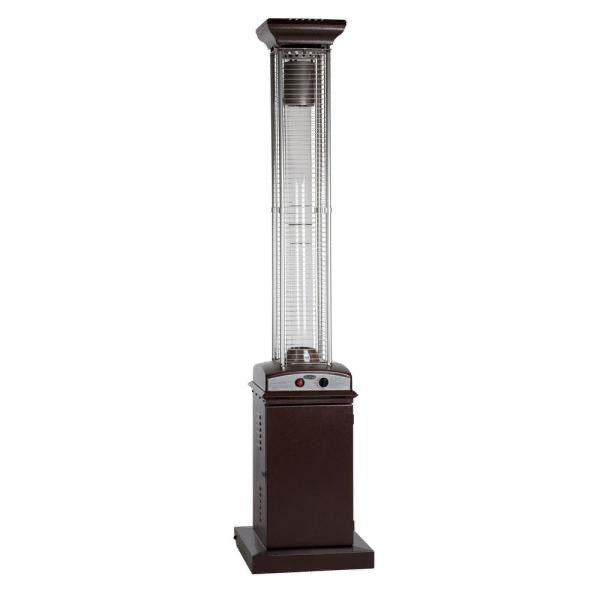 46,000 BTU Hammered Bronze Gas Patio Heater LX5436