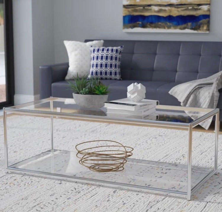 Zola Floor Shelf Coffee Table with Storage CG1656