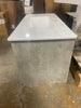40 Inch Single Bathroom Floating Vanity In Concrete Grey
