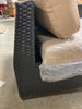 3 Piece Patio Sofa,  Mocha/Wheat **AS IS** OP005 (3 PIECES + 6 CUSHIONS)