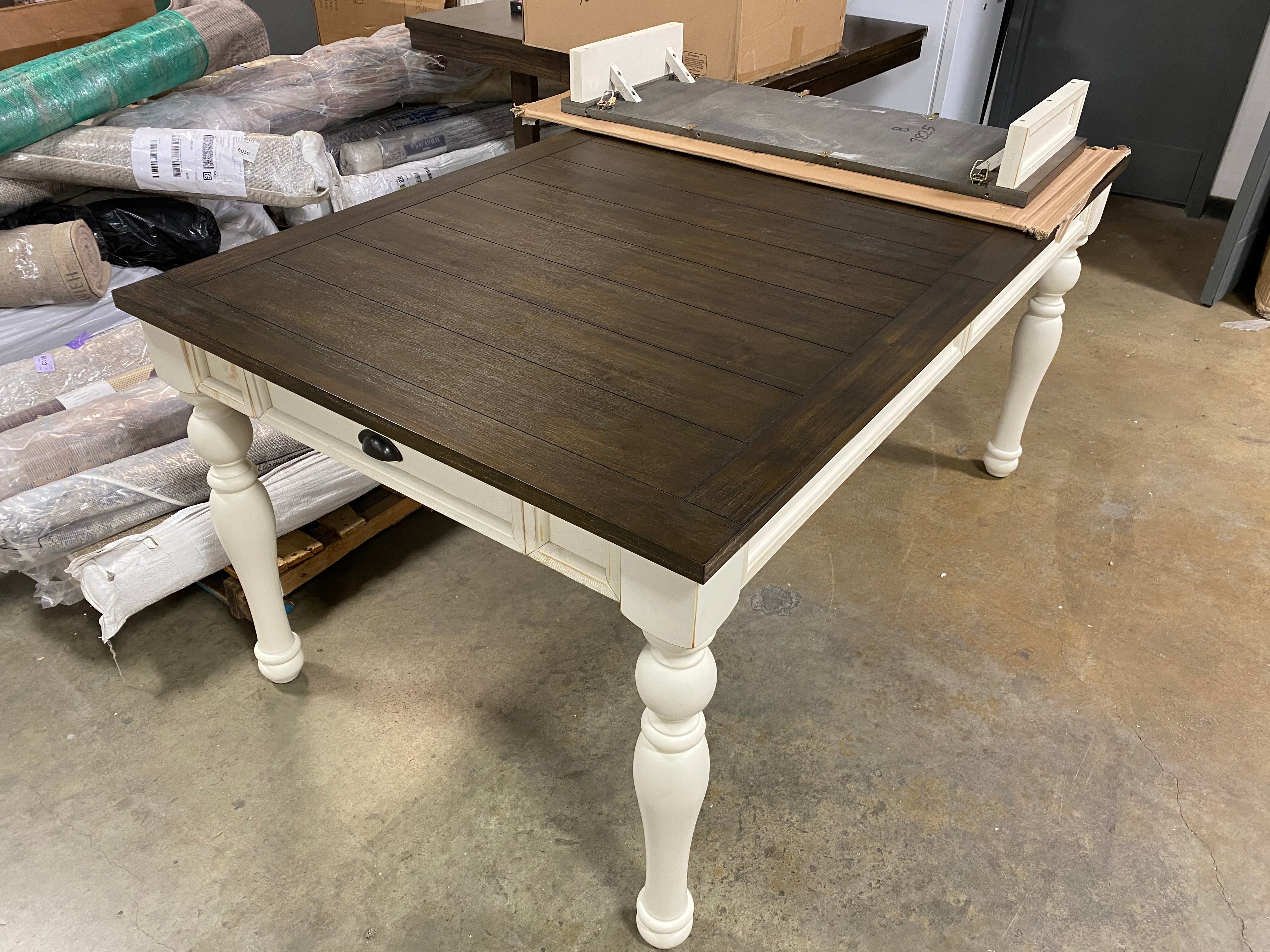 Joanna Two Tone Dining Table with Leaf