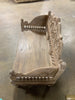 Beige Kangley Wood Bench