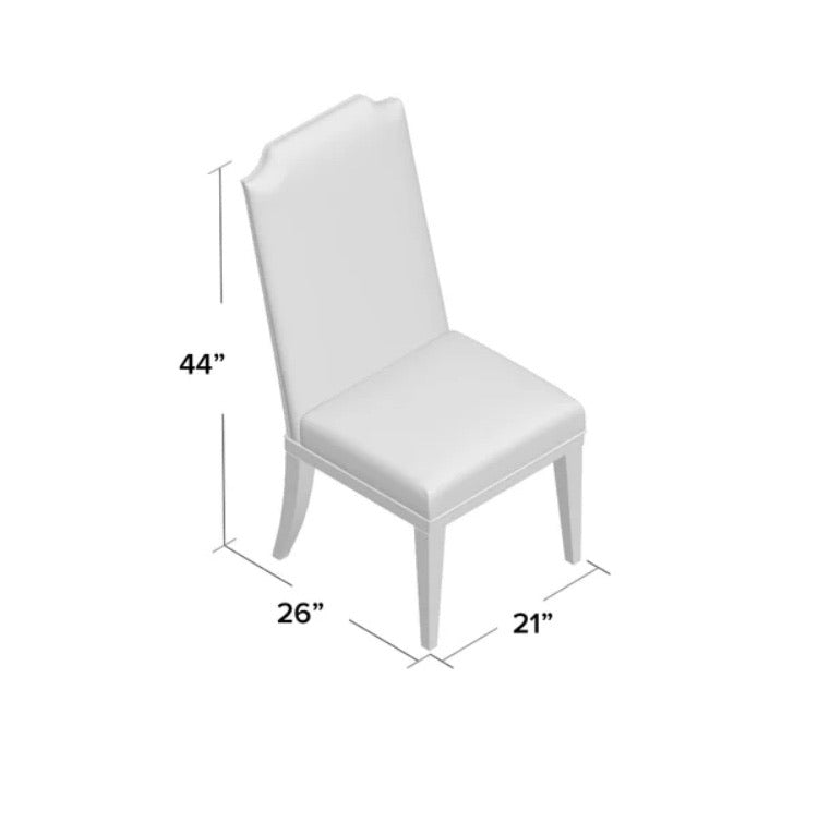 (Set of 2)  Monteverdi Upholstered Side Chairs in Sun-bleached Cypress CG1906