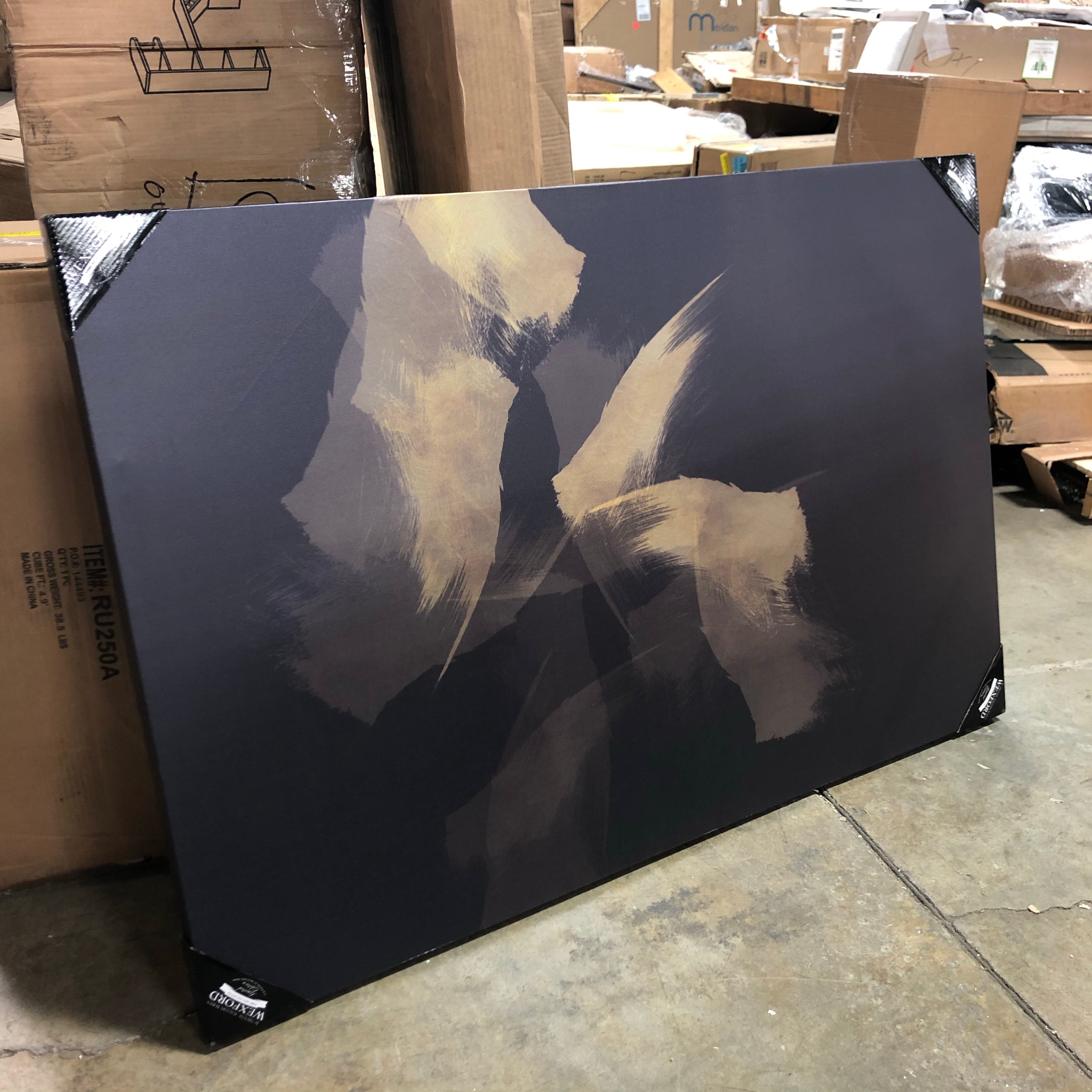 48"x32" Abstract Wrapped Canvas CG1696