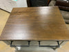 Drop Leaf Kitchen Island in Gray