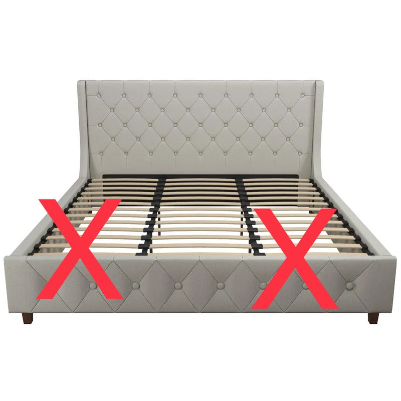 *AS IS* Mercer Tufted Upholstered KING Platform Headboard ONLY MG507