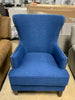 Avery Blue Nailhead Accent Arm Chair