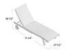 (Set of 2) Cleghorn Reclining Chaise Lounge CG1217