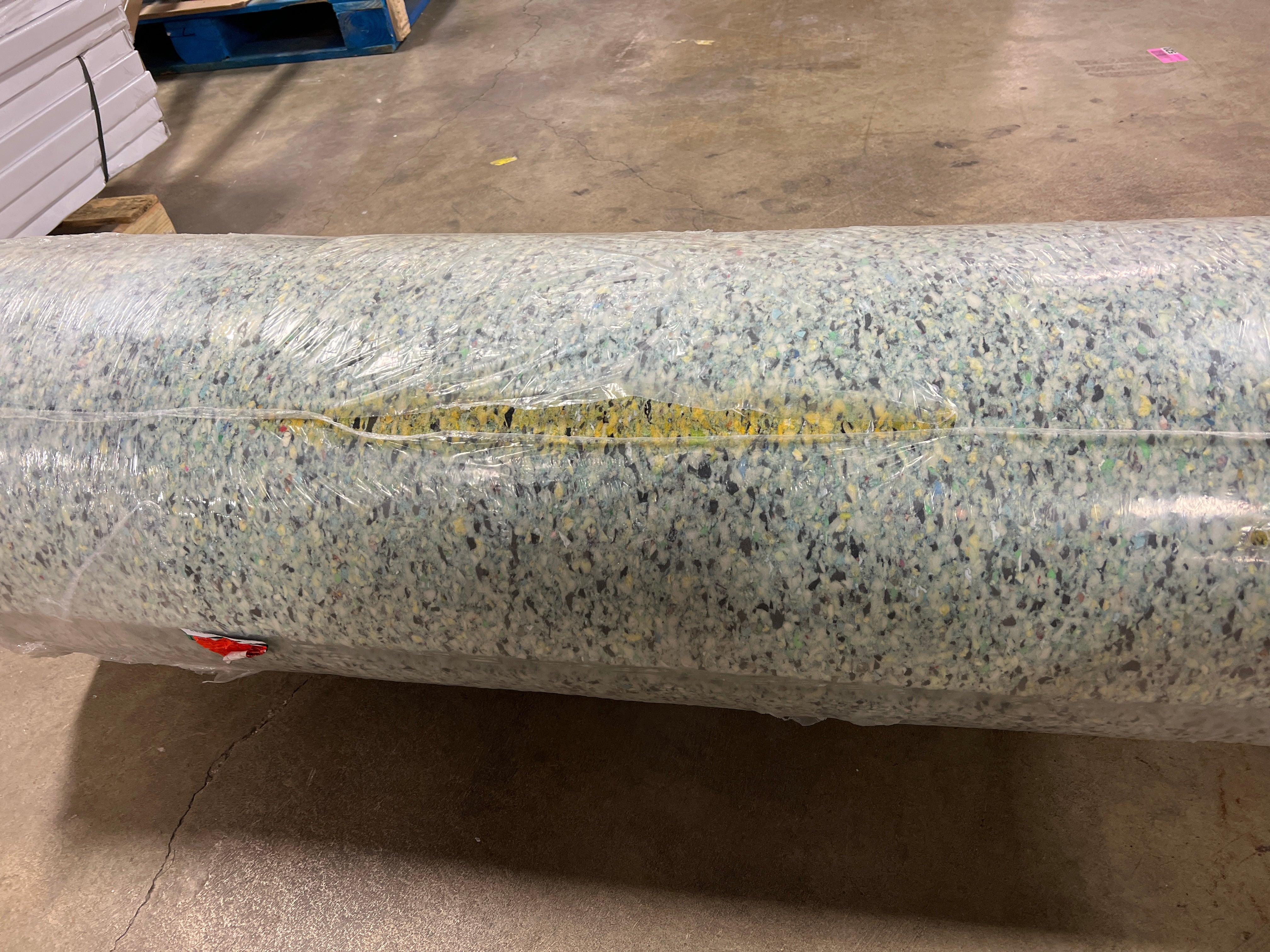 6 - 7/16 in. Thick 6 lb. Density Rebond Carpet Pad with Moisture Barrier (1 Roll) HRUG106