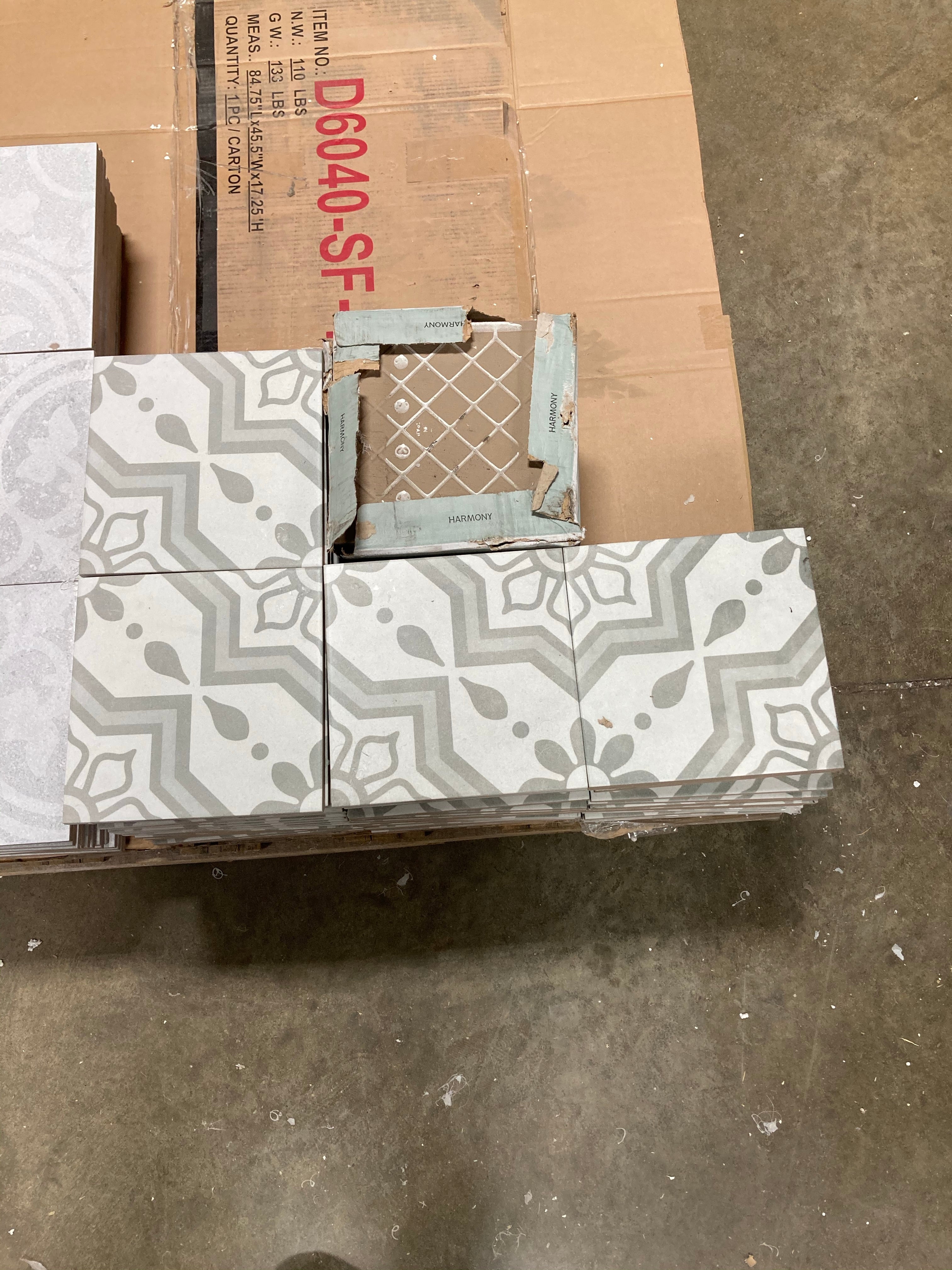 5 Boxes - Sintra 9" x 9" Straight Edge Porcelain Singular Subway Tile - 53.25 Square Feet (#K5307)