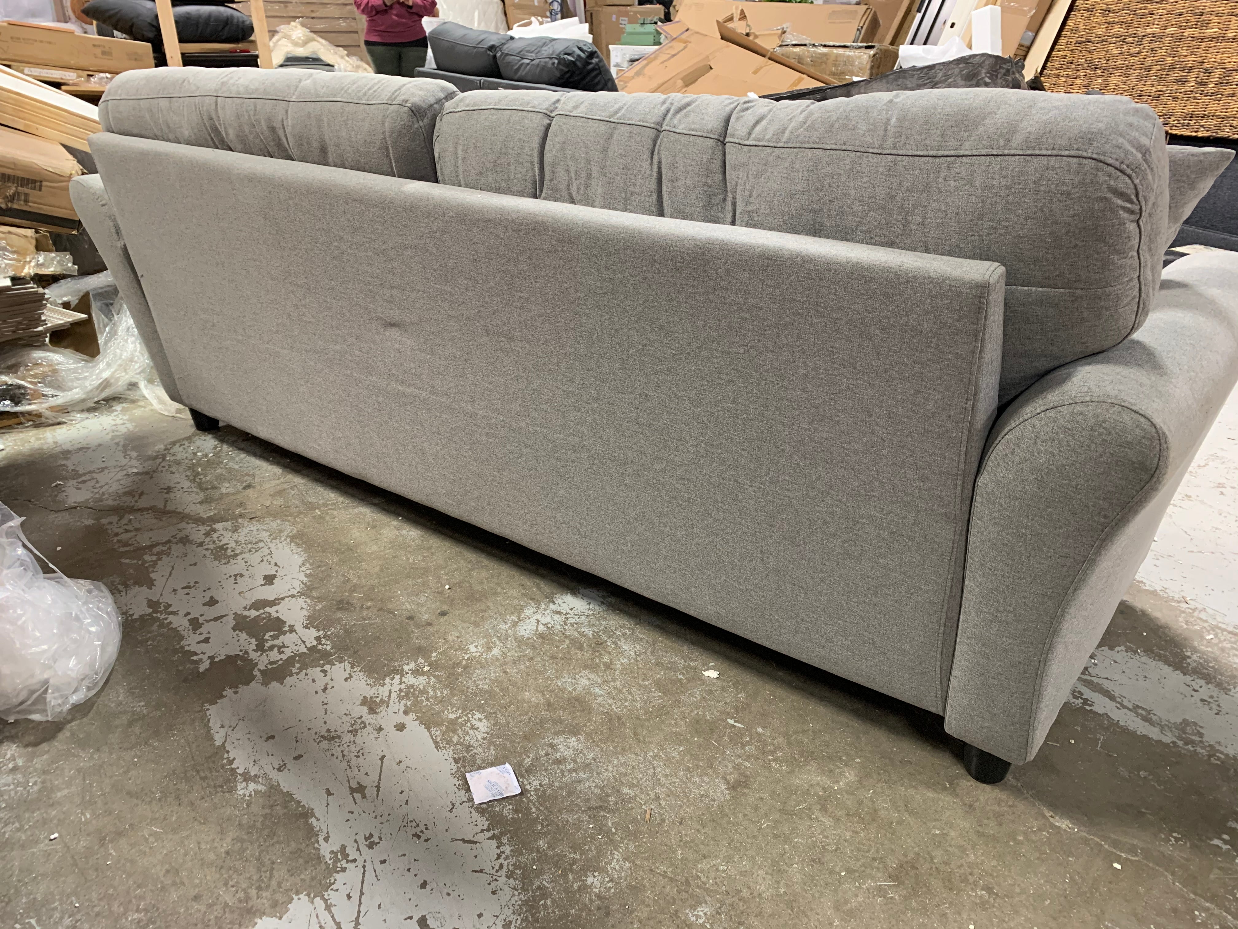 85" Sofa Modern Upholstered Linen
