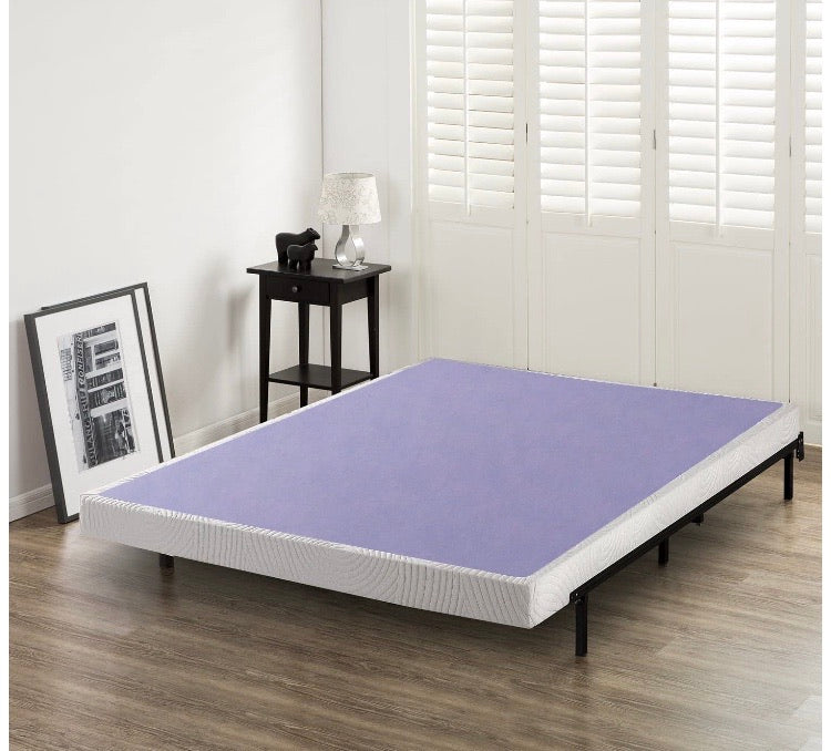 (Full) Low Profile 4" Wooden Mattress Foundation CG804